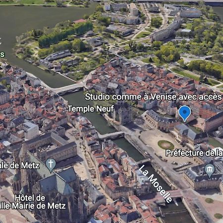 Romantique "Comme A Venise" Au Bord De L'Eau Avec Parking Metz Exterior foto