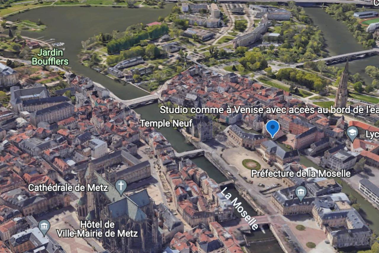 Romantique "Comme A Venise" Au Bord De L'Eau Avec Parking Metz Exterior foto